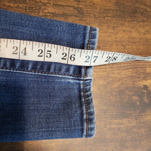 Levi's Jeans Size 28 Low Rise 711 Skinny Medium Light Wash Stretch Denim Western - Picture 11 of 13